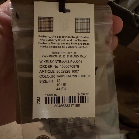 Burberry Brown Plaid Dress NWT - Picture 7 of 11